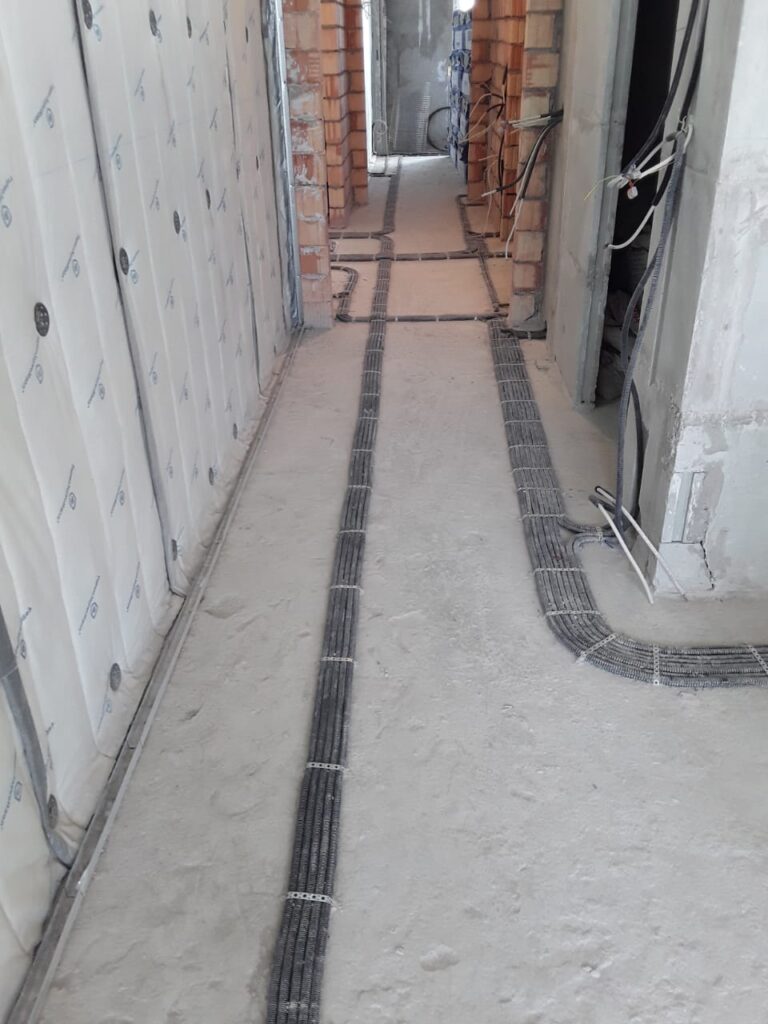 Фото процесса внутренней отделки с нуля по дизайн-проекту