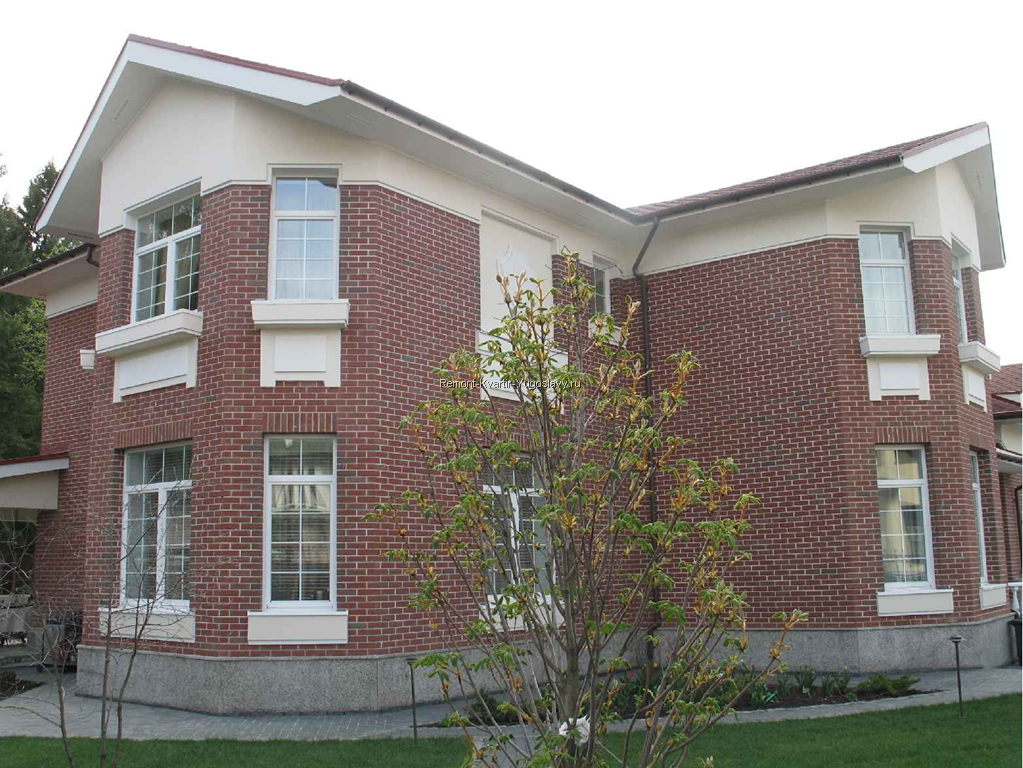 Фото внешней отделки дома снаружи под ключ