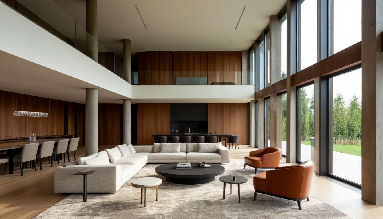 Строим особняки с ремонтом делюкс под ключ